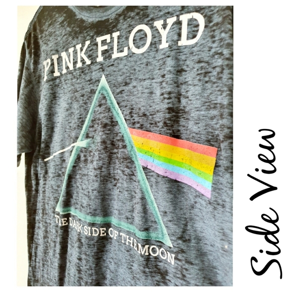 EUC- Pink Floyd Burn Out Short Sleeve Tee - Picture 8 of 8